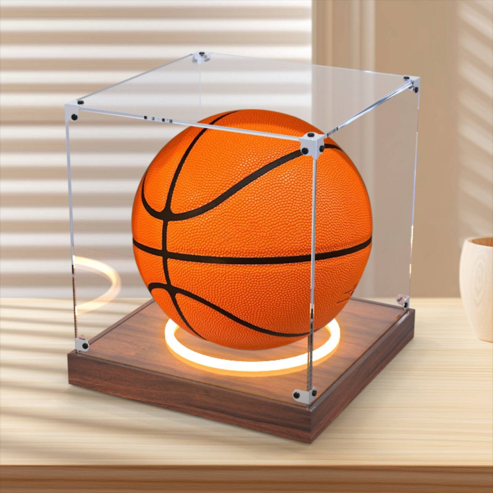 Caixa de Exibição Redonda de A - Display Case Acrylic avaliação e preço