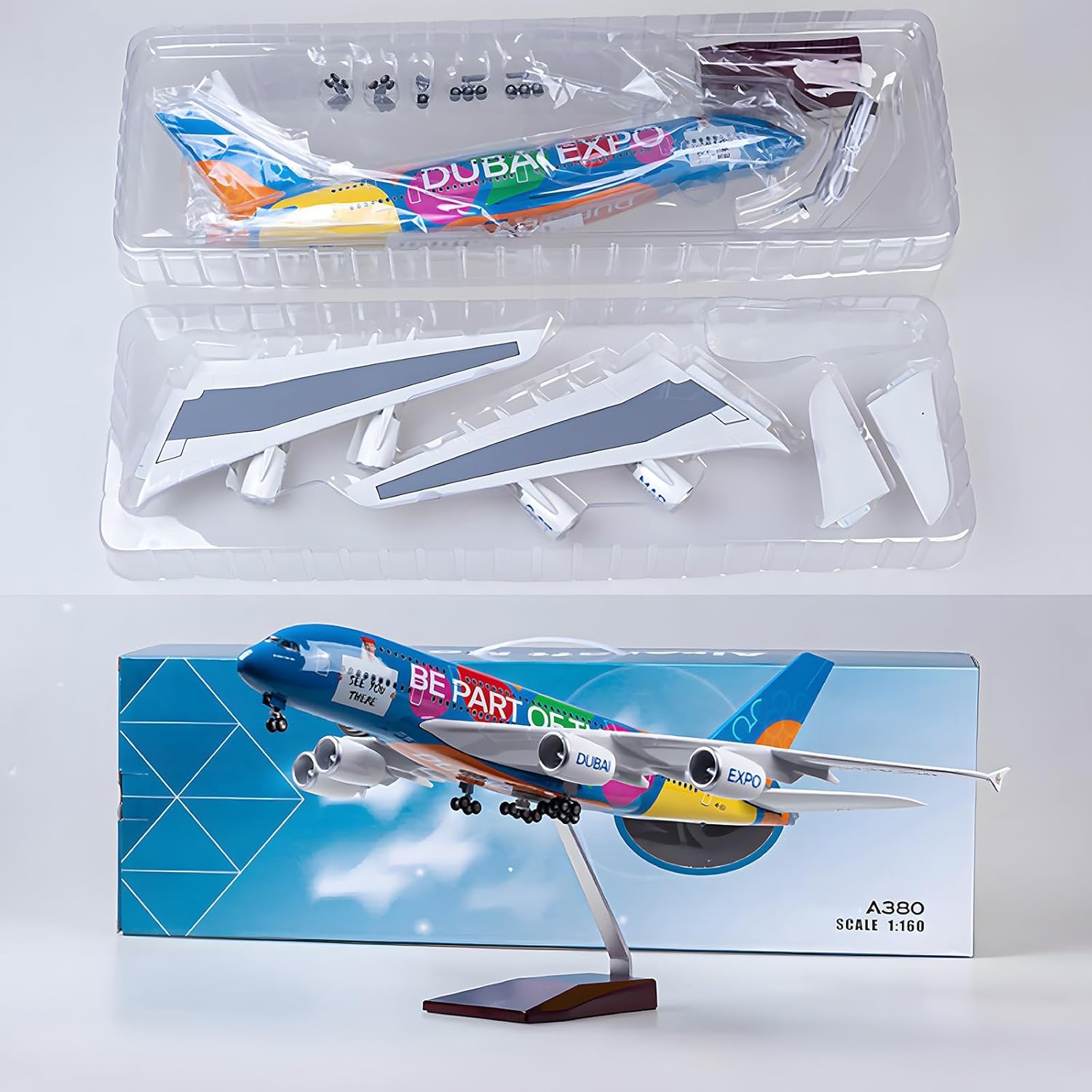 Avião de Brinquedo Grande em E - Model Airplane Plastic avaliação e preço